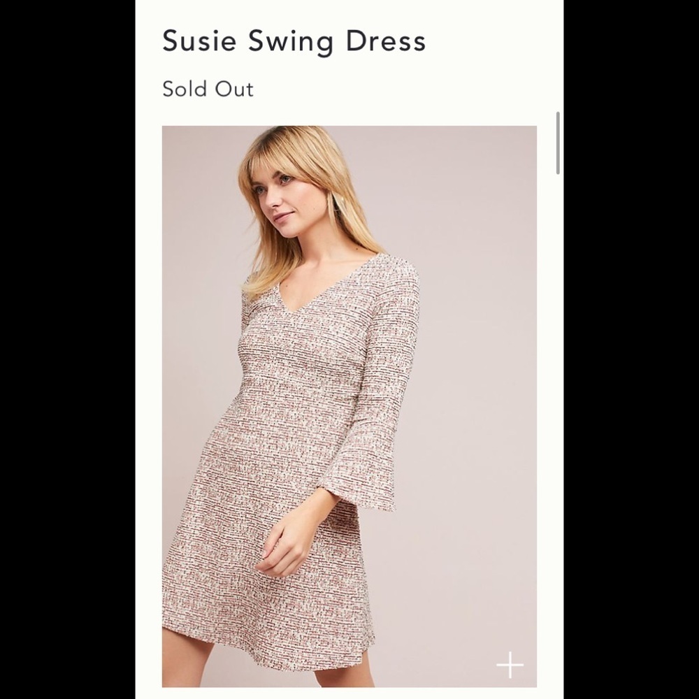 SALE New Sz L Anthropologie Maeve Susie Swing Dress